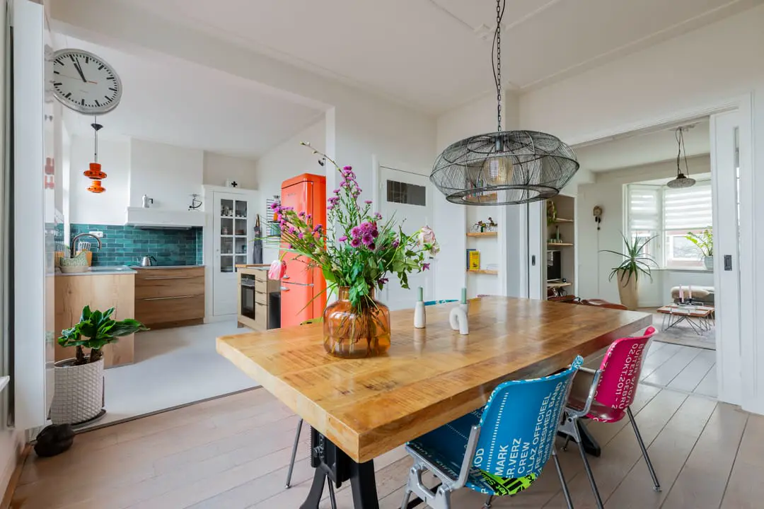 Keuken van een woning in Bij het Stadspark, Groningen