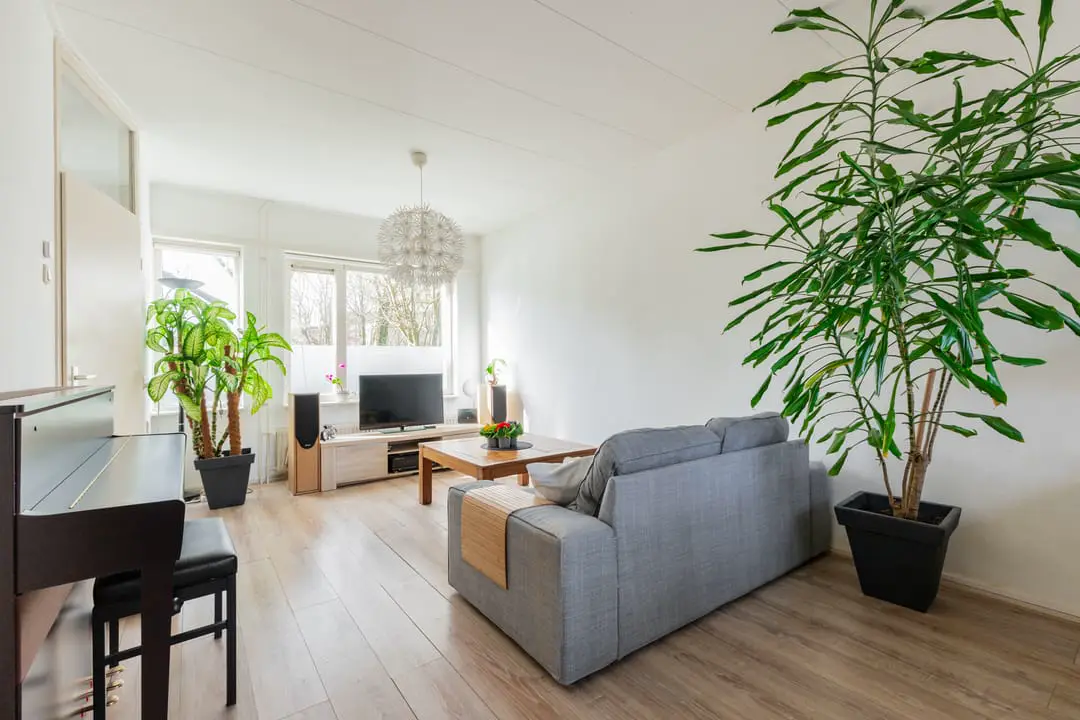 Woonkamer van een woning in Groningen