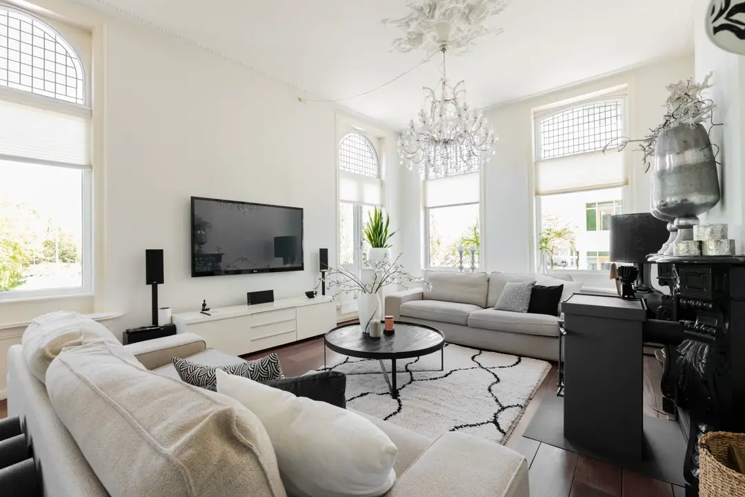 Woonkamer van een woning in Centrum, Groningen